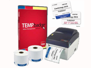 TEMPBadge Visitor Management System Kit at IDCardGroup.com - Simple & Affordable way to register and badge visitors