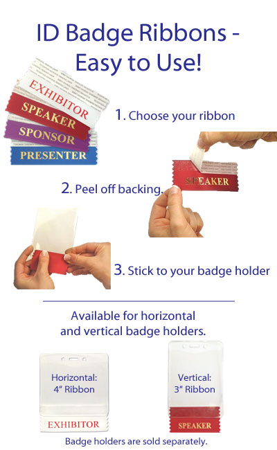 How to use ID Badge Holder ribbons at IDCardGroup.com