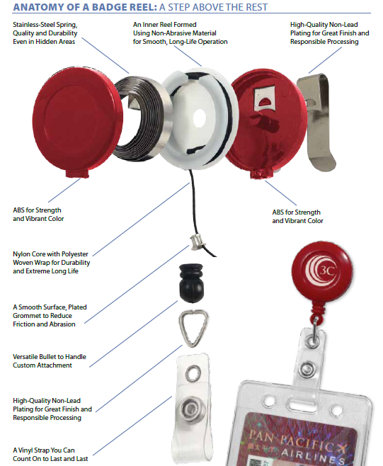 See our huge selection of quality badge reels in standard and specialty styles