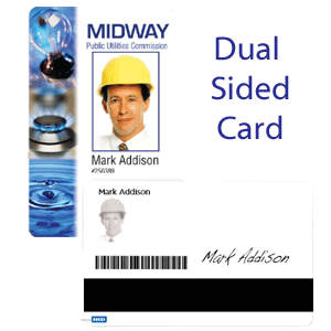 sample dual-sided ID card - IDCardGroup.com
