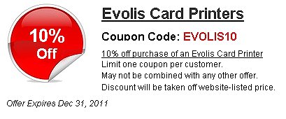 Evolis Card Printer Coupon Savings - Save 10%