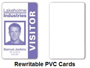 Rewritable PVC cards at IDCardGroup.com best prices