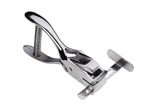 Hand-Held Slot Punch with Guide at IDCardGroup.com