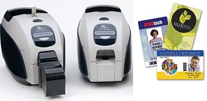 The Zebra ZXP3 ID Card Printer offers big features at a small cost