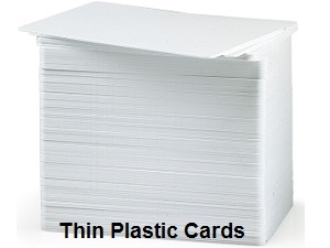 Blank White CR80 20mil PVC Cards - 100 pack