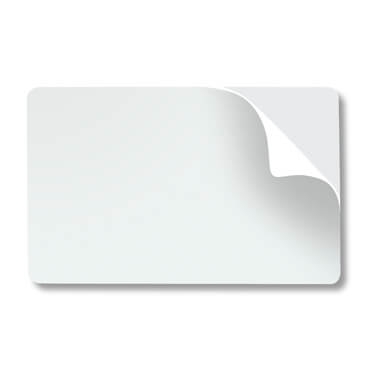 Fargo CR79 10mil Adhesive - Back PVC Cards