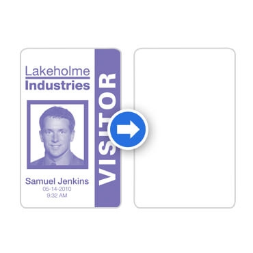 Rewritable ID Cards - 100 pack
