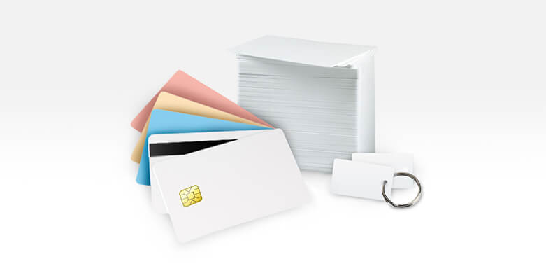 Premium ISO White & Coloured PVC Plastic Blank ID Card 16 Colours of Plain Cards 