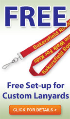 Get free setup ($50 value) on custom lanyards at IDCardGroup.com