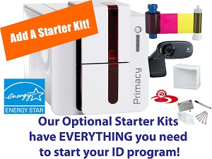 Evolis Primacy ID Card Printer with Starter Kit