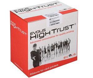 Evolis Black HighTrust Ribbon package