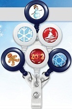 Buy Holiday Badge Reels - Spread holiday cheer