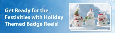 Buy Holiday Badge Reels - while supplies last!