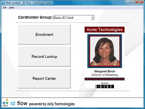 Photo ID Software - Jolly ID Flow Card Design Software