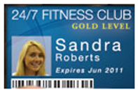 Membership ID Card made with Jolly Member Track