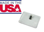 Made in the USA ID lanyards, badge holders, badge reels & Clips at IDCardGroup.com