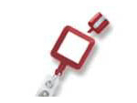 Add a bit more flair with a square badge reel