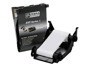 ZXP1 white printer ribbon - 500 images at IDCardGroup.com