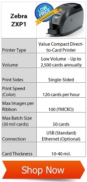 Zebra ZXP1- Great for Small Schools