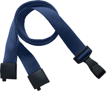 BLACK 100 CLEAR VINYL ID BADGE HOLDERS 100 BREAKAWAY NECK LANYARD WITH HOOK 