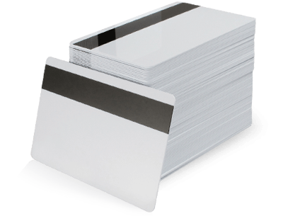 50 Blank White PVC Cards CR80 30 mil 3Track Hico Magnetic Stripe thermal print 