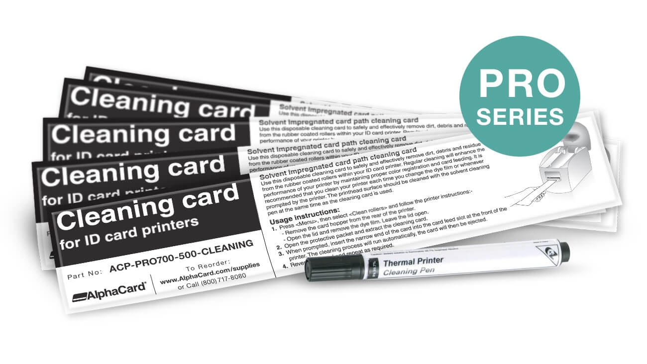 10 Cleaning Cards 1 Cleaning Pen Duraclean Dc 3633 0053 Card Printer Cleaning Kit For Most Magicard Printers Electronics Accessories Supplies
