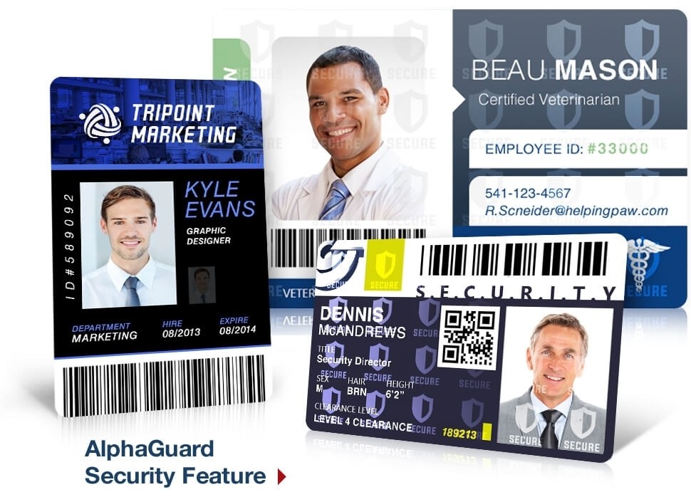 AlphaCard PRO 100 ID Card Printer, Single Sided, Magnetic Stripe ...
