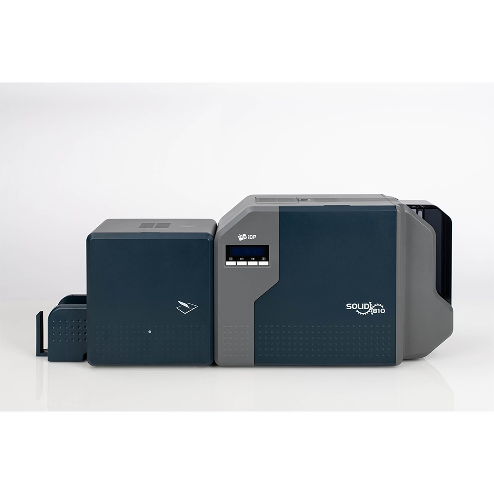 IDP Solid-810SE ID Card Printer - Single or Dual Sided Bulk