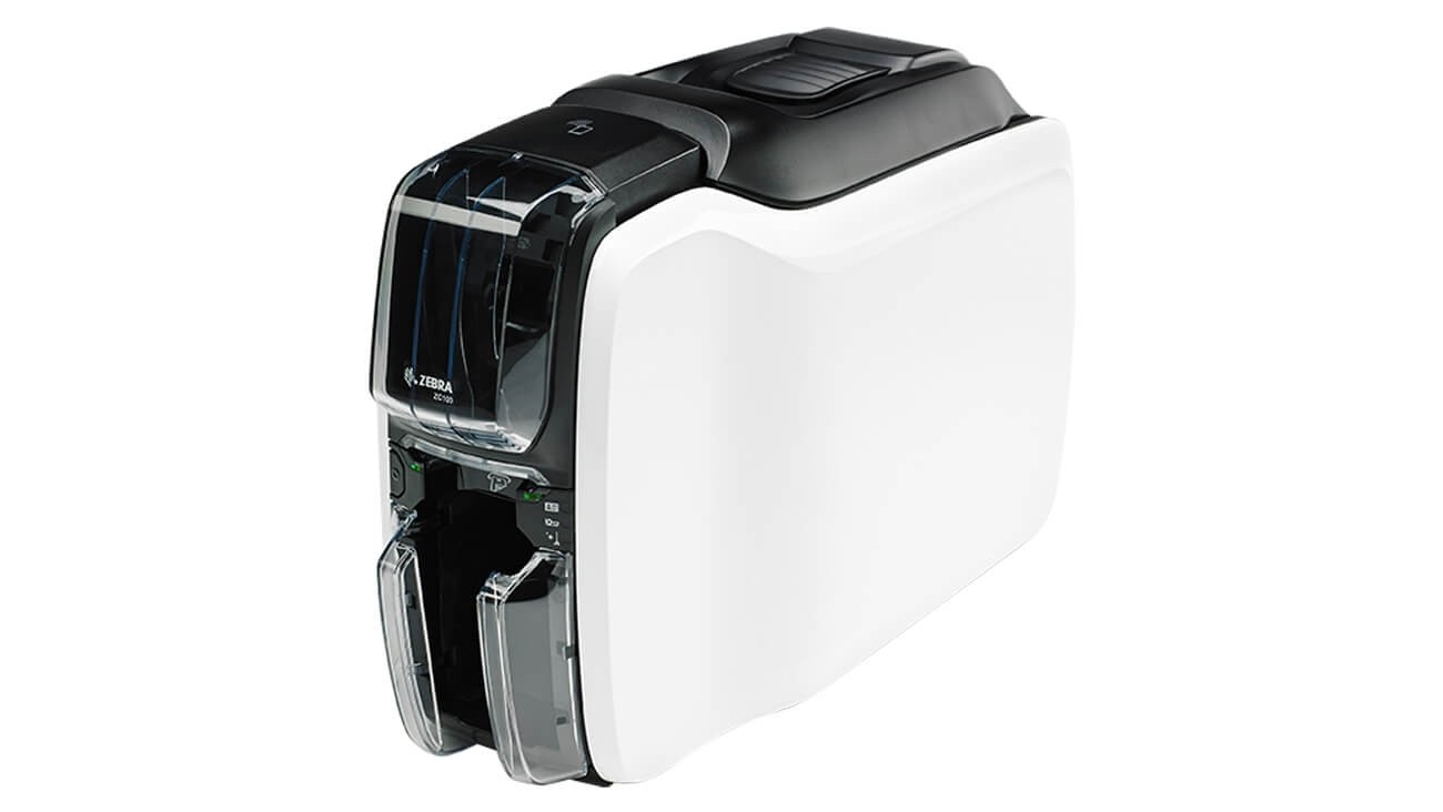 Zebra ZC100 Single-Sided ID Card Printer Zebra ZC100 Single-Sided ID Card Printer