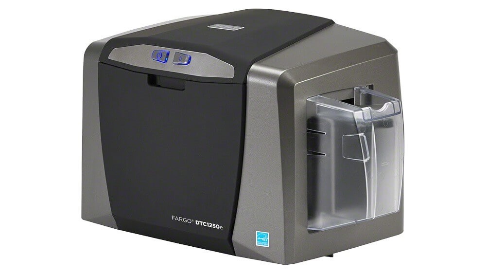 Fargo DTC1250e Card Printer by HID & Dual-Side Printers ( Fargo 50000)