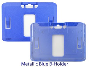 B-Holder Rigid Plastic Horizontal Holder-50 pack