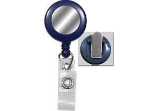 Round Spring Clip Badge Reel-25 pack