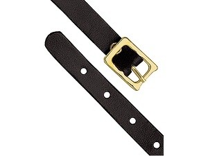 4" Colored Leather Luggage Strap-25 pack