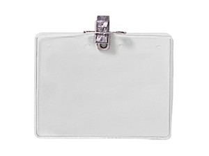 Clear Vinyl ID Badge Card Holder (Pack of 100)