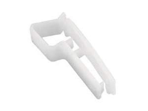 White Plastic Badge Clip 5710-1108 - Pack of 100