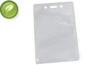 Eco-Friendly Large Vertical Badge Holder-100 Pack