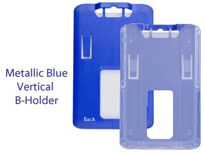 B-Holder Rigid Plastic Vertical Holder-50 pack