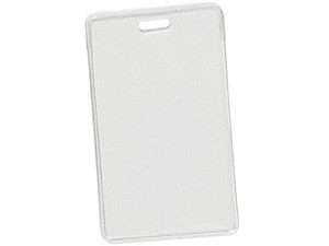 Vertical Flexible Vinyl Prox Card Holder 100 pack