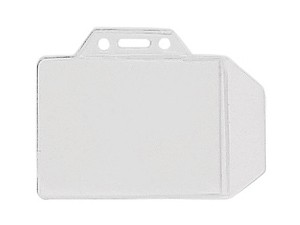 Horizontal Hanging Holder w/Tuck-in Flap-100 pack