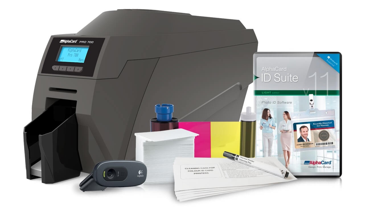 AlphaCard PRO 700 ID Card Printer System