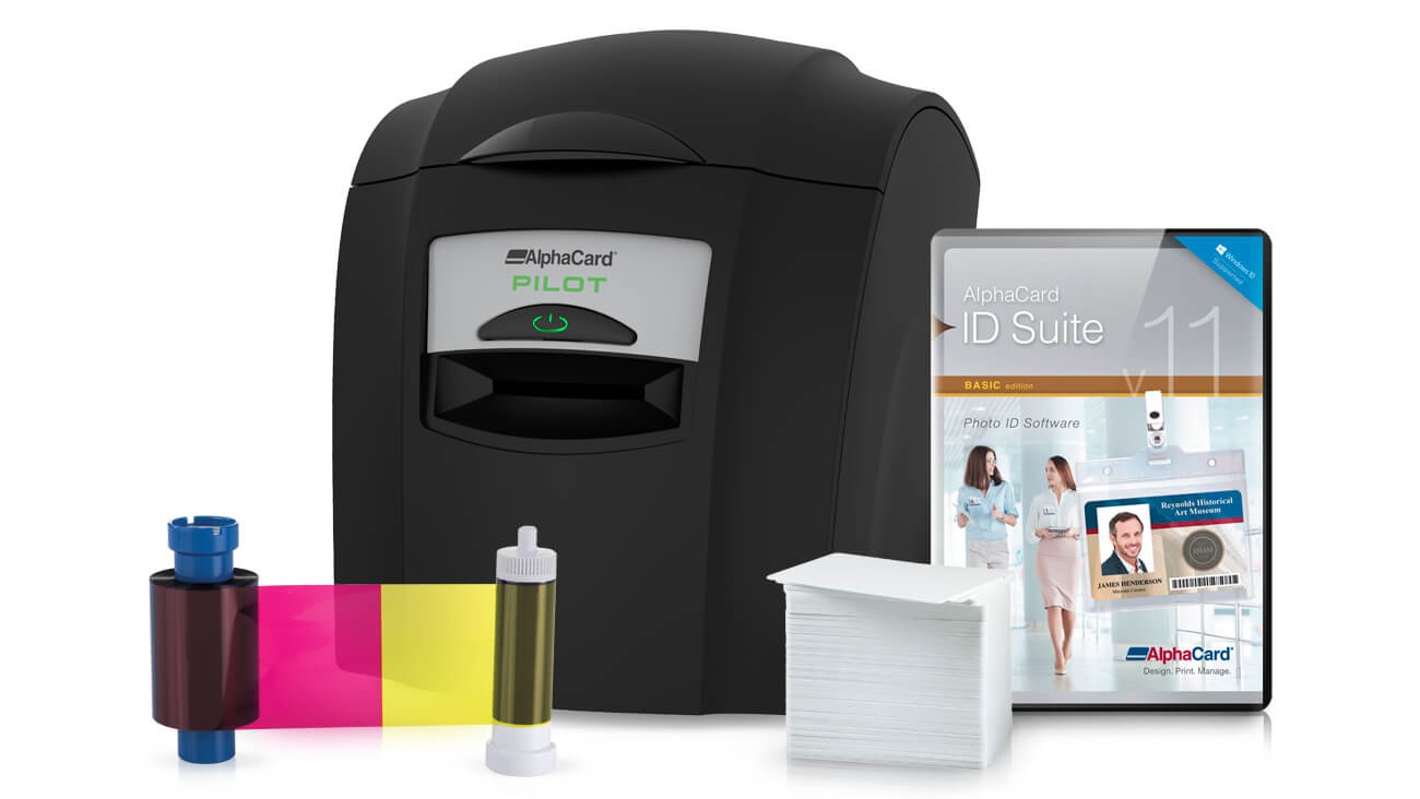 Alphacard Pilot Id Card Printer