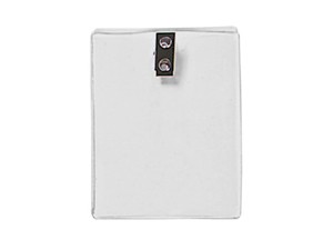 Vertical Clip Badge Holder-100 pack