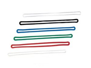 6" Plastic Luggage Tag Loops-Pack of 100