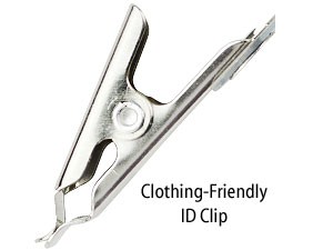 Horizontal - Clothing-friendly Clip-100 pack