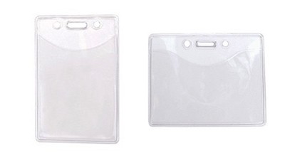 Standard Clear Badge Holder - 100 Pack - Value