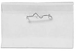 Name Tag with Pin Badge Holder-100 pack