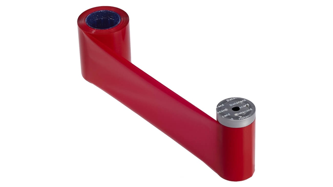 DataCard 596230-004 Red Printer Ribbon - DISCONTINUED