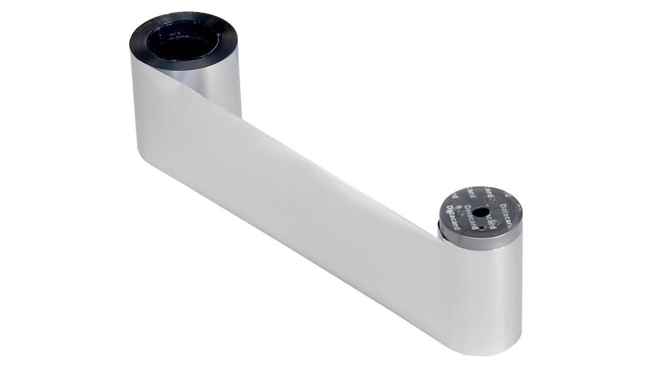 DataCard 596230-007 Silver Printer Ribbon - DISCONTINUED