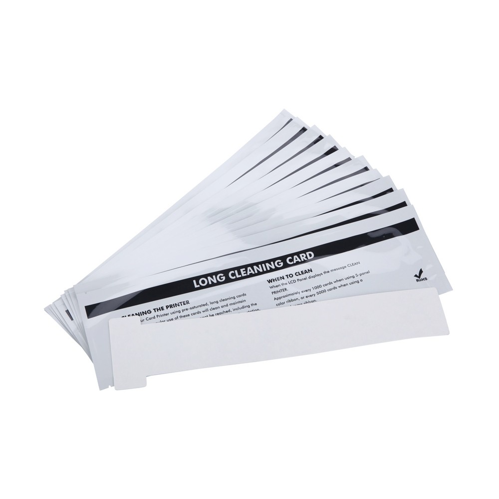 DuraClean™ ACL004 Alcohol Cleaning T Cards for Evolis Printers