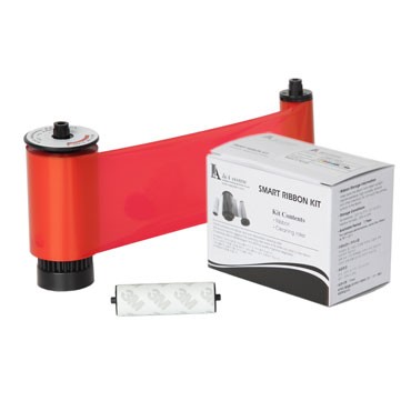 IDP Resin Red Monochrome Ribbon Kit – 3000 Prints
